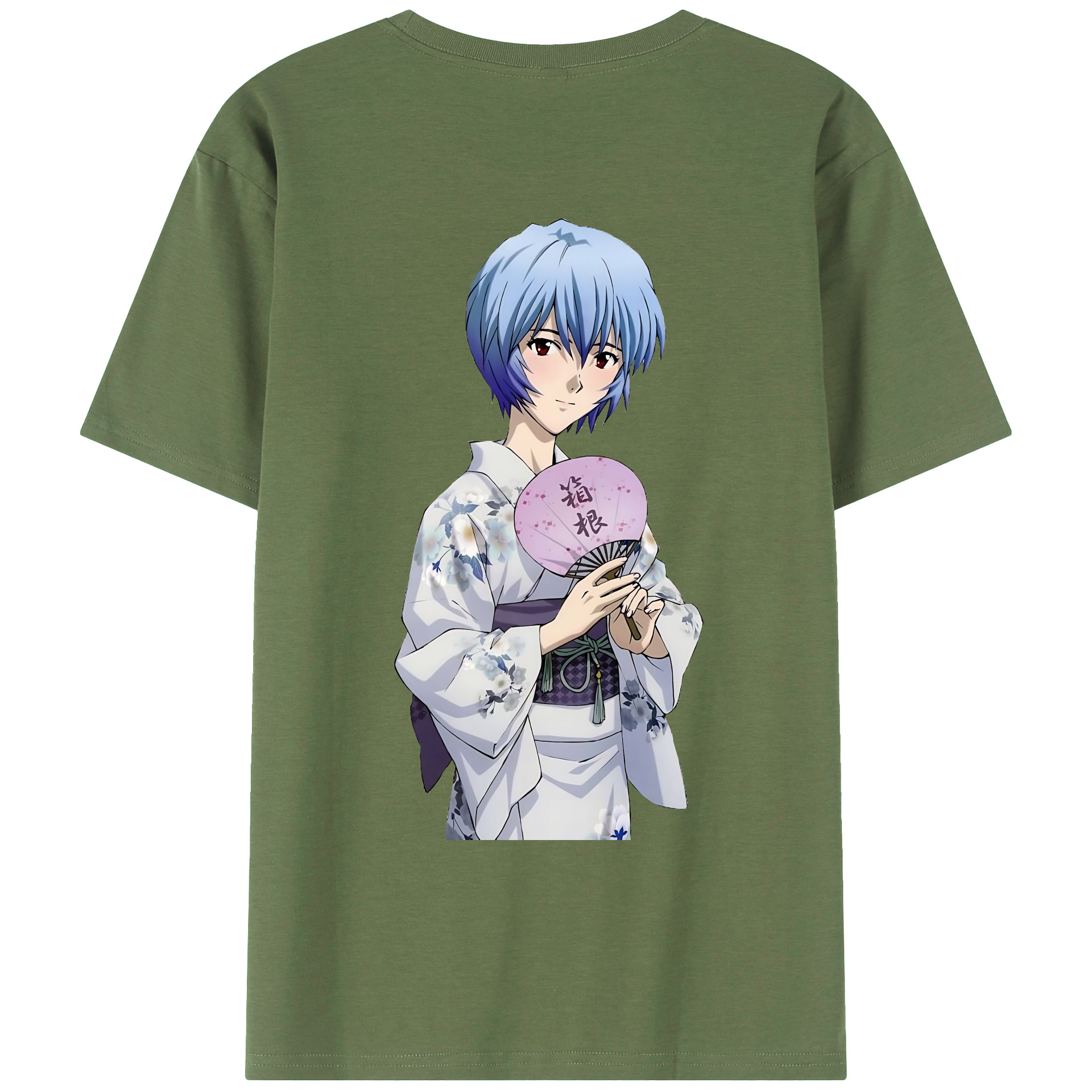 （画像用） EVA 新世紀エヴァンゲリオン 綿100％ メンズ半袖Tシャツ（バックプリント） 通気性